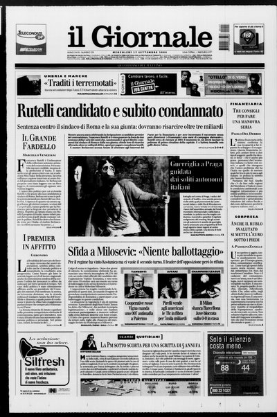 Il giornale : quotidiano del mattino